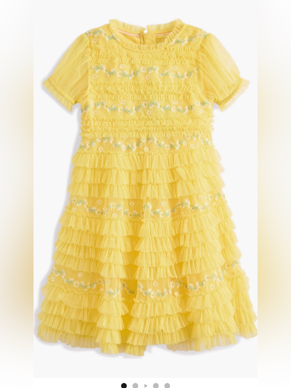 Mini Boden Easter Frill Tulle Dress, Size 5-6, NWT